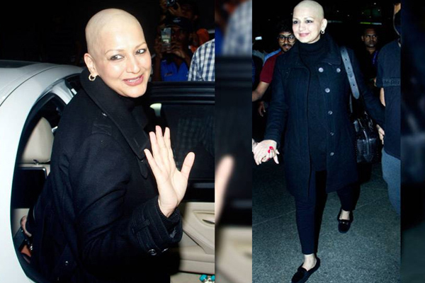 Sonali Bendre beams with joy as she returns to 